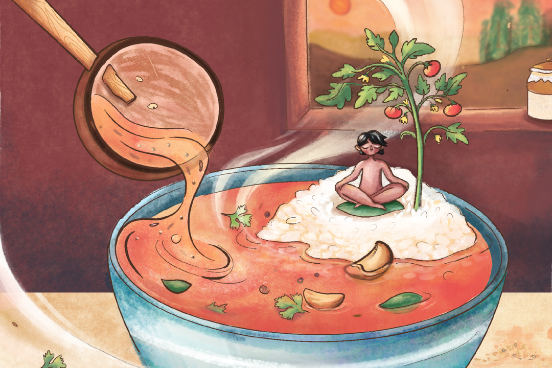 Learn how to make delicious tomato rasam!