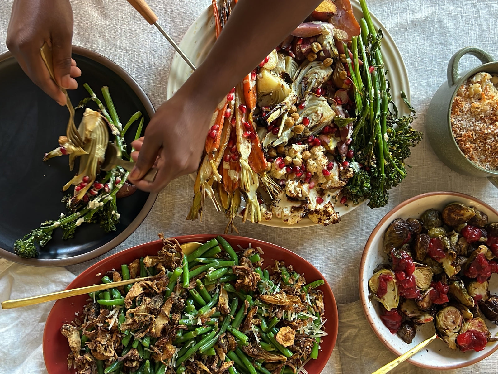 PODI-licious, veggie-ful, easy, flavorful Thanksgiving sides