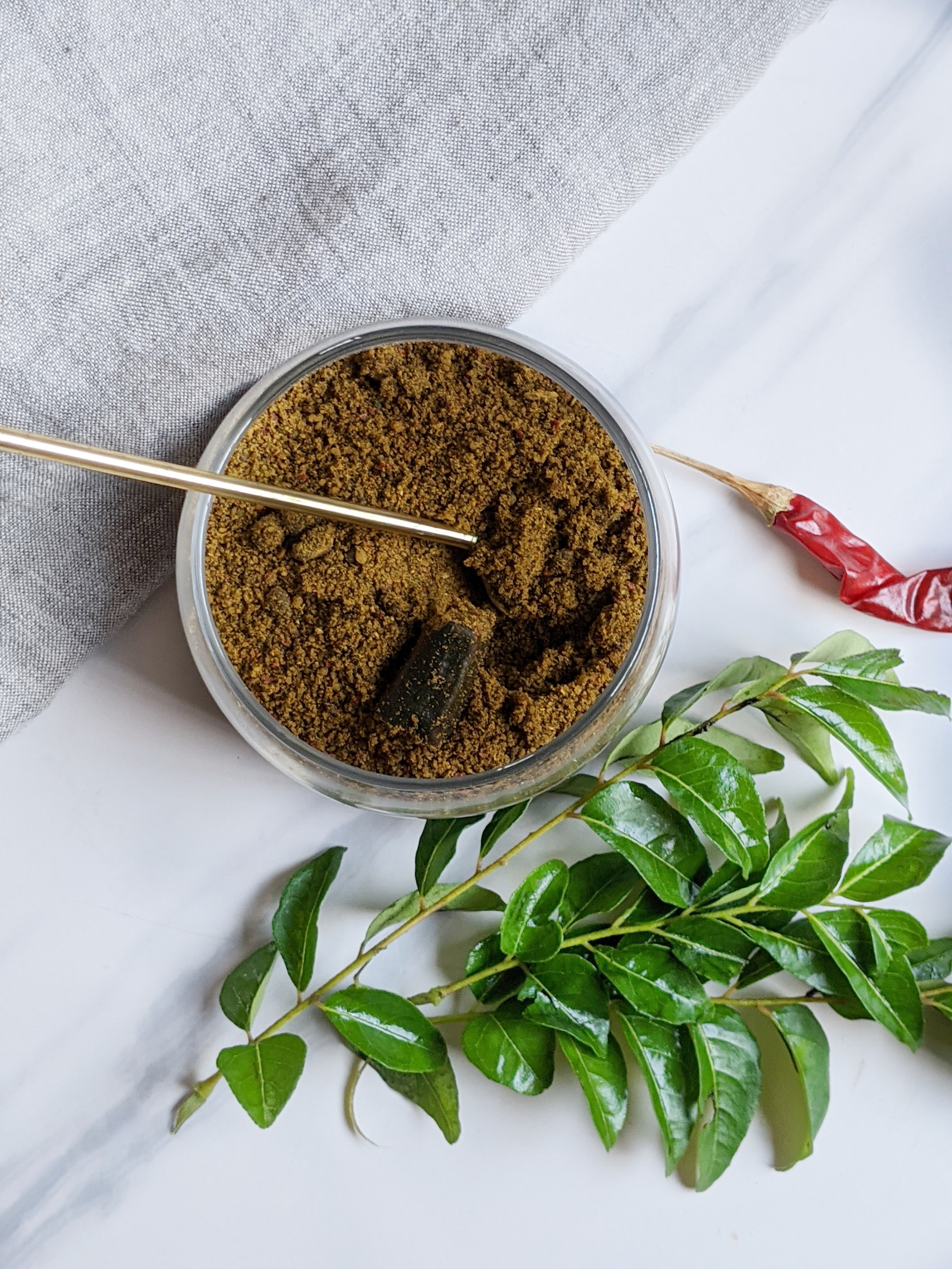 Curry leaves chutney outlet powder